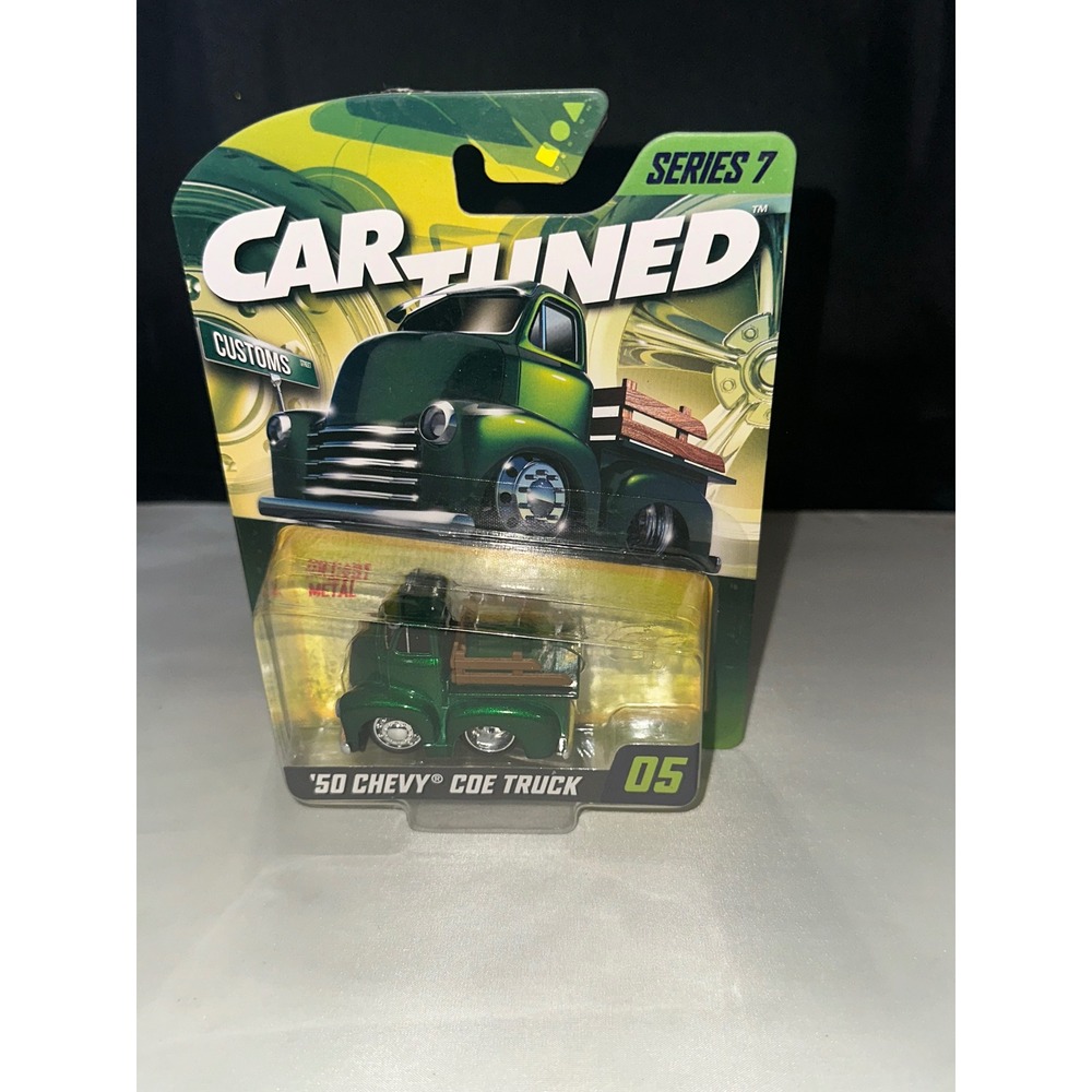 CarTuned Series 7 Customs‎ 50 Chevy COE Truck Metallic Green Diecast 05